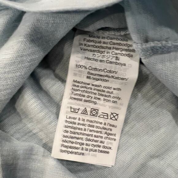 NWT J. Crew Girls' Light Blue Tank W/Rainbow Rickrack - SIZE 2 - Picture 7 of 7